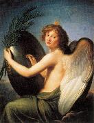 Allegory of the Genius of Alexander I. Prince Heinrich Lubomirski elisabeth vigee-lebrun